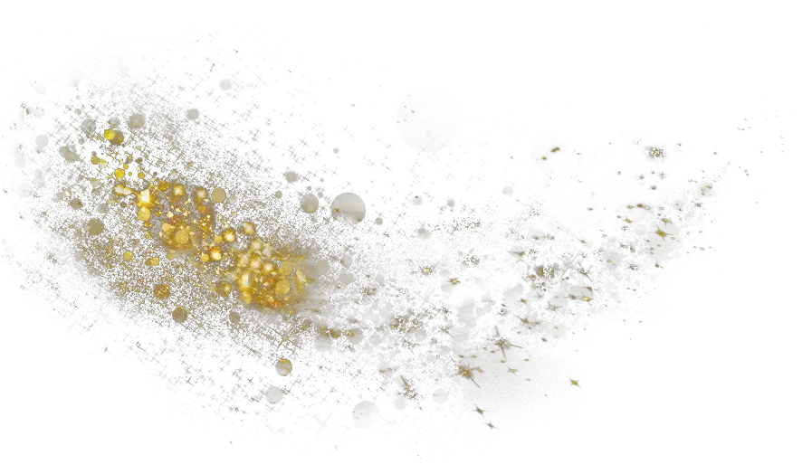 golden gold dust glitter magic Macro Photography